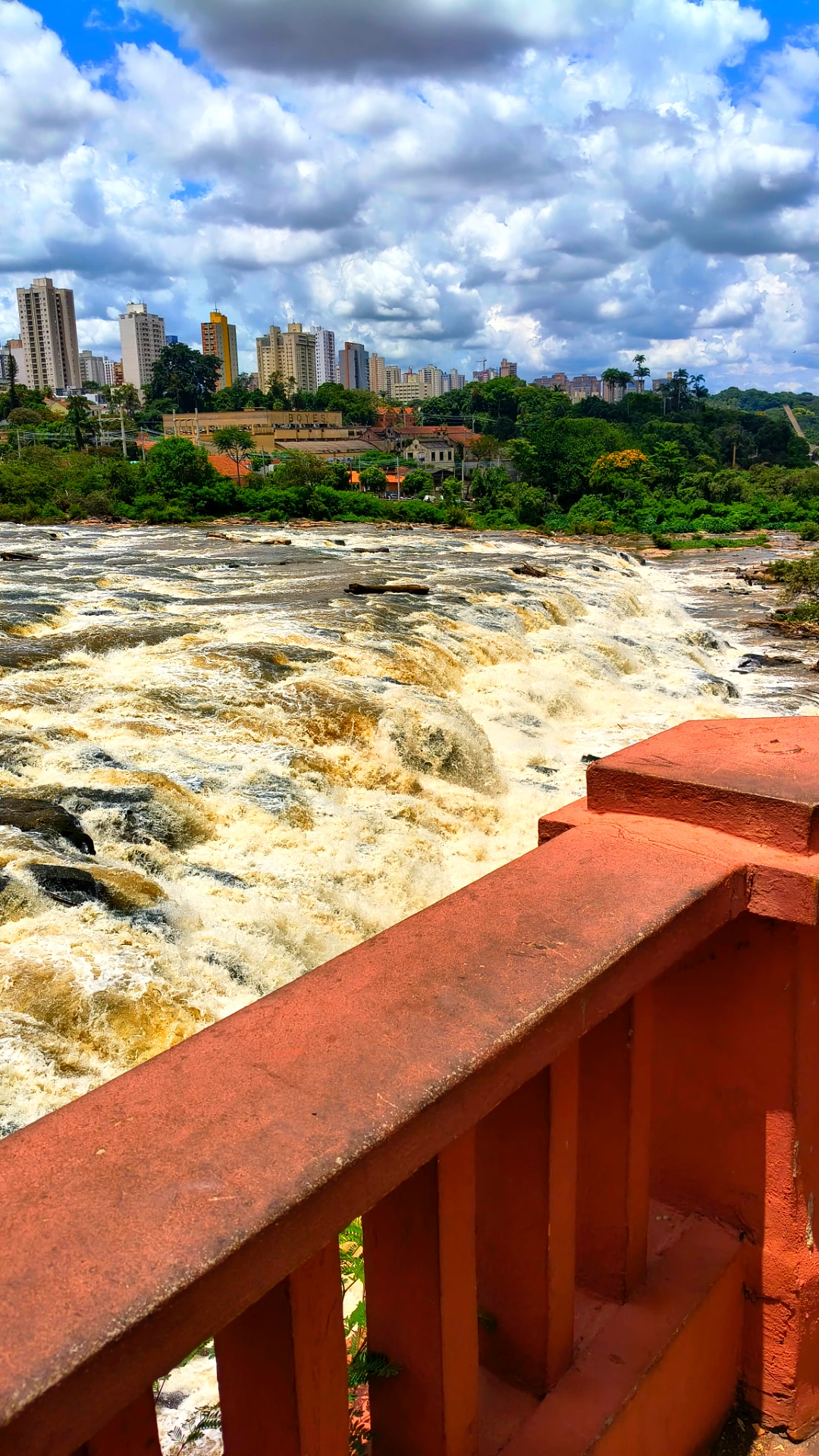 Vista panorâmica do Rio Piracicaba a partir do Mirante 2 - Piracema
